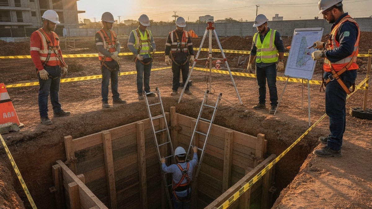 Acesso Seguro a Valas e Escavações: Guia Completo NR-18