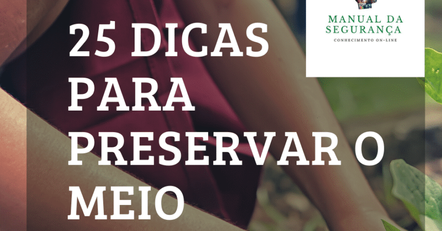 25 DICAS MEIO AMBIENTE DO TRABALHO